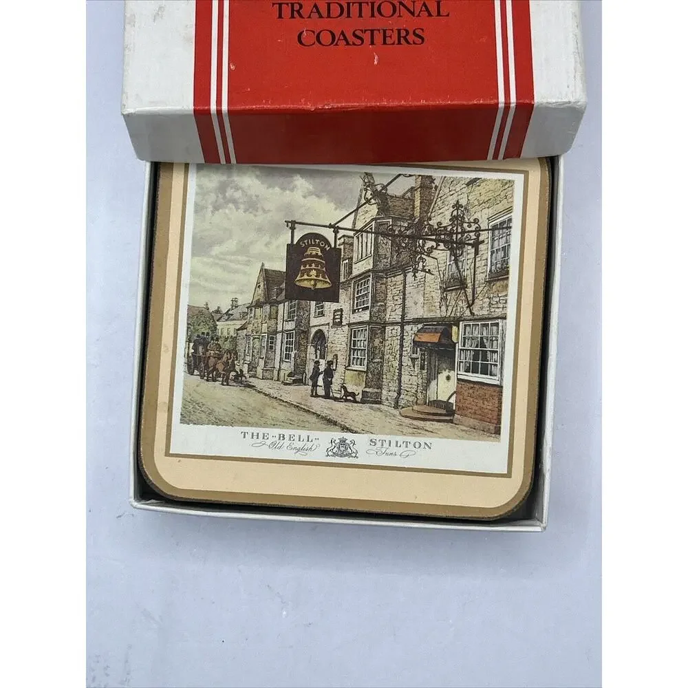 Pimpernel Traditional Collection English Village Place Mats And Coasters Vintage